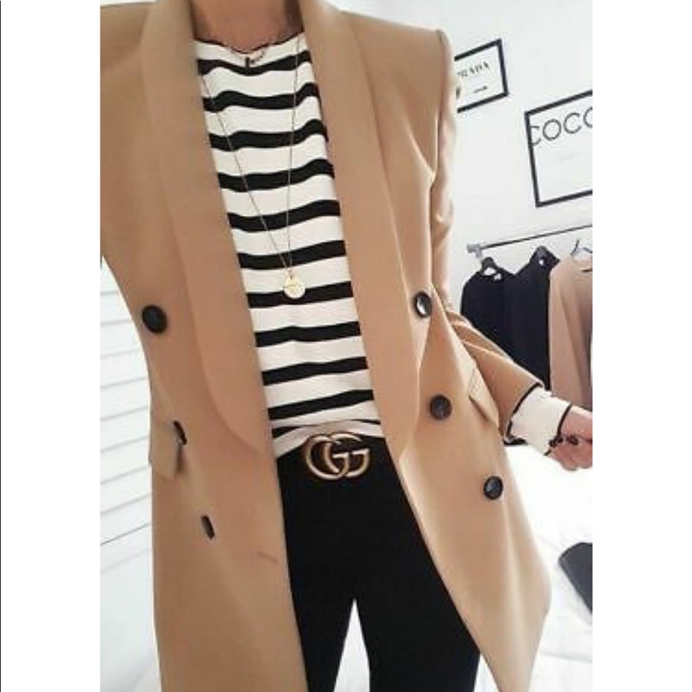 sold out Zara Camel Blazer Jacket Camel M